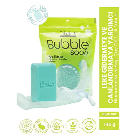  Niacinamide ve Yeşil Çay Özlü Lifli Sabun 140gr