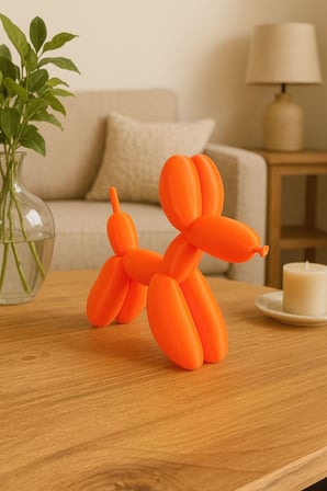 3d Tasarım Balon Köpek Dekoratif Biblo - Ev / Ofis 6 x 12