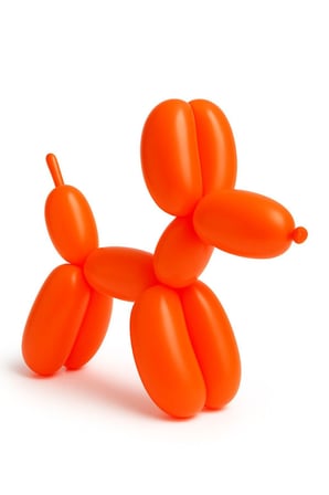 3d Tasarım Balon Köpek Dekoratif Biblo - Ev / Ofis 6 x 12