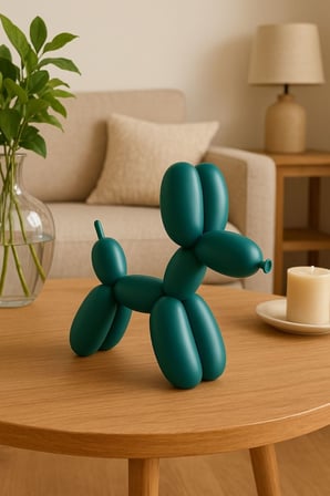 3d Tasarım Balon Köpek Dekoratif Biblo - Ev / Ofis 6 x 12