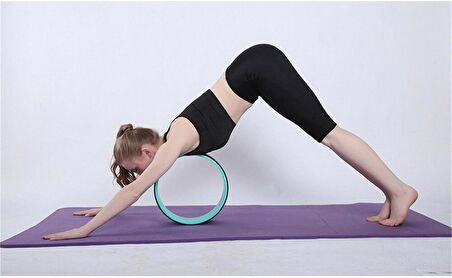 Gymo Pro Series Yoga Tekerleği Egzersiz Çemberi 33cm Yeşil x Siyah