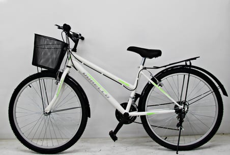26 jant beyaz bayan bisikleti Dorello 2650 model - Renk: Beyaz