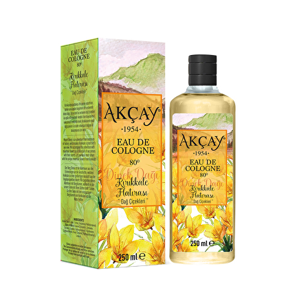 AKÇAY KOLONYA Cam Şişe Kutulu Kırıkkale Hatırası