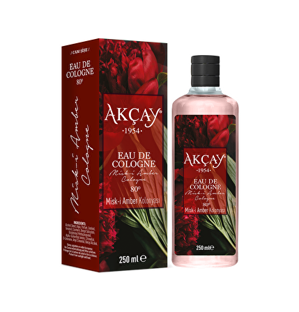 CAM ŞİŞE KUTULU 250 ML MİSKİ AMBER 