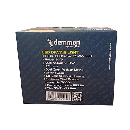 DEMMON SİNYALLİ MODÜLLÜ SİS FARI