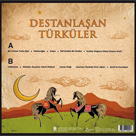 Destanlaşan Türküler - Çeşitli Sanatçılar   (Plak)  