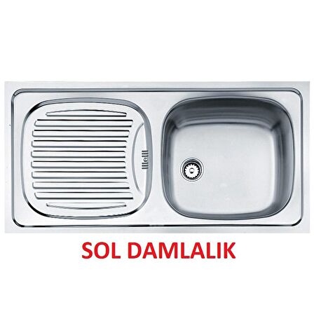 Teka EBM 45 Mikroketen Sol Damlalıklı Mutfak Evyesi