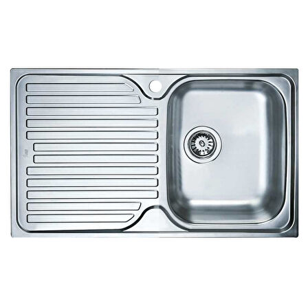 Teka Princess 50 Mikroketen Çelik Eviye Sol
