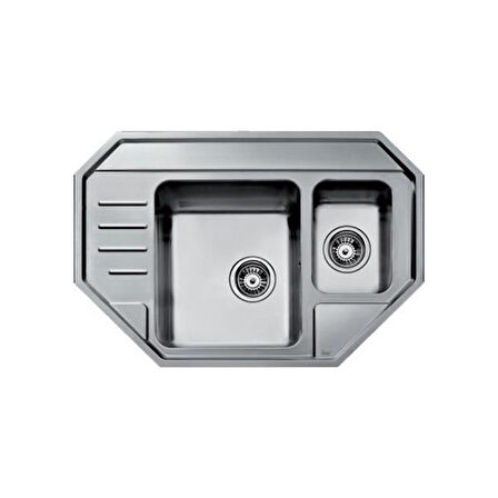 Teka Stage 60 E 1.5 Hazneli Paslanmaz Çelik Evye