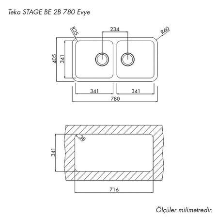 Teka STAGE BE 2B 780 Evye