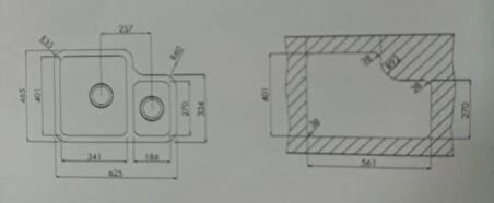 Teka Eviye Stage Be1 1.2B 625 R Paslanmaz Sağ