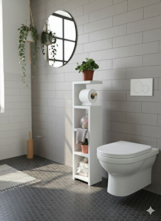 Raflı Peçetelik & Dekoratif Havluluk