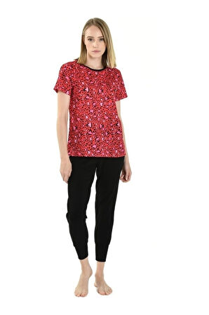 2'li Viskon Kadın Pijama Takıımı