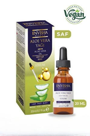 Aloevera Yağı %100 Doğal Bitkisel Yağ Aloe Vera Oil 20 ML