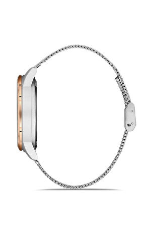 Erkek Kol Saati Kemer Cüzdan Slim Kartlık Çakmak Set Kahverengi