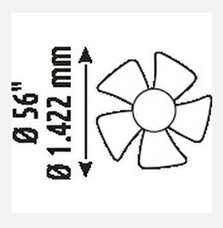 Helios Hs-9307 Alfa 85w 3 Kademeli Ledli Uzaktan Kumandalı Dekoratif 5 Pervaneli Tavan Vantilatörü Siyah
