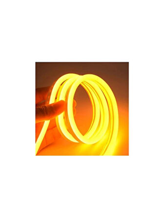 Noas Neon Amber Işık Hortum Led 12V ( 10 Metre ) Dış Mekan