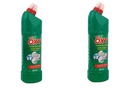 Mr. Oxy Ultra Yoğun Kıvamlı Çamaşır Suyu 750 ml * 2 ADET