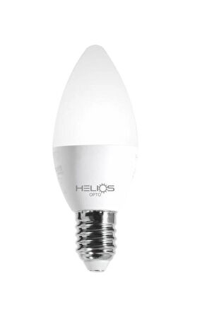 10 Adet Helios 8W LED Buji Ampul 6500K Beyaz Işık E-14 İnce Duy ( Avize Ampulü )