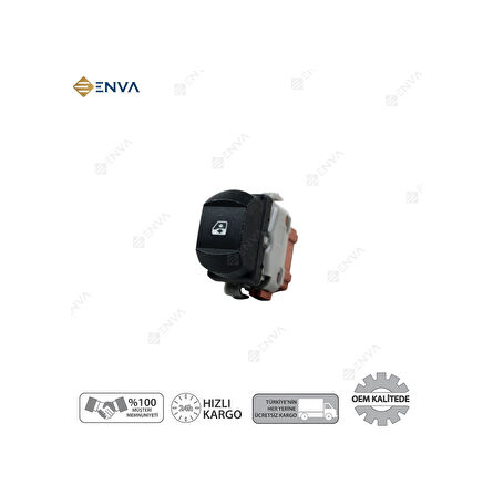 Renault Megane 2 Sağ Ön Cam Açma Düğmesi Anahtarı 2003-2009
