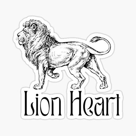 Aslan Ailesi Araba Oto Sticker Yapıştırma Etiket 17CM q6