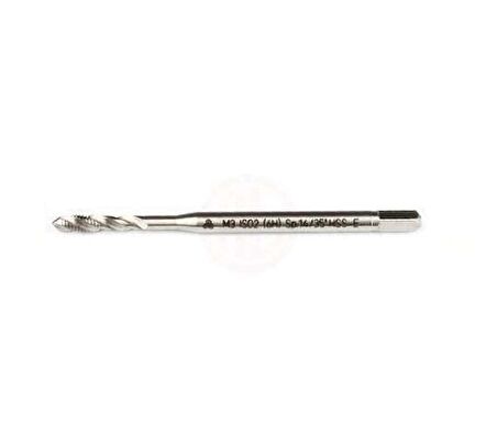 Makina Takım B00105790136 Hss - E Dın 371/C Helis Kanallı Makina Kılavuzu M6, 1 Adet