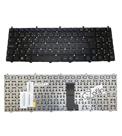 Monster, Victor, ProBook W650, W650SH, W650Sj, W650Sr Notebook Klavyesi, Siyah TR / Çerçevesiz