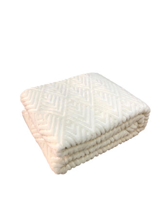 Merinos Embos Tek Kişilik Kutulu Battaniye 160 x 220