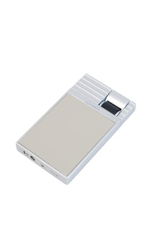 Caseti Tek Torch Perde Alev Bej Gümüş Metal Puro Çakmağı