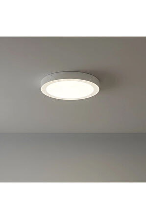 Kendal KDL423 Yuvarlak LED Panel Sıva üstü 24W 1920 Lümen - 6500K - Doğal Beyaz