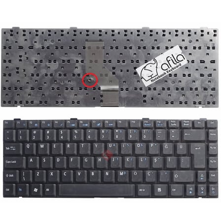 Acer TravelMate 3200, 3201, 3201XCi, 3201XMi, 3202, 3202XCi, 3202XMi, RW3 Klavye Siyah TR