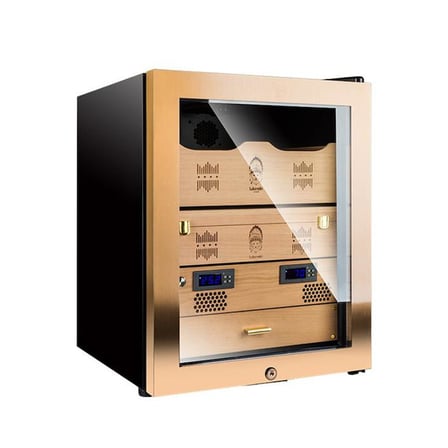 Lubinski Siyah - Gold Elektronik Puro Dolabı RA-999 LB-037