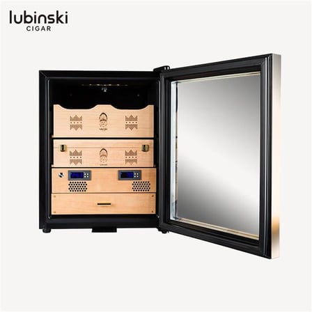 Lubinski Siyah - Gold Elektronik Puro Dolabı RA-999 LB-037