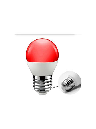 Cata CT-4276 LED Top Ampul 6W Kırmızı 3 Adet