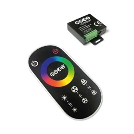 Noas Profesyonel Süper Slim Rgb Kumanda 36 Amper ( RGB Şerit LED Kontrol Kumandası ) 