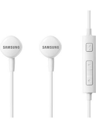 GTC Samsung  HS130 Kablolu Kulak içi Mikrofonlu Kulaklık Beyaz 3.5 Jack EO-HS130
