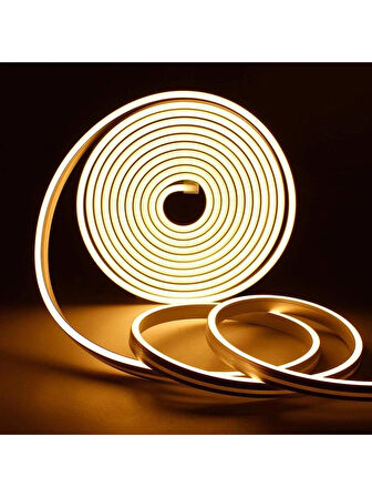 Noas Neon 3200K Gün Işığı Hortum Led 12V ( 10 Metre ) Dış Mekan