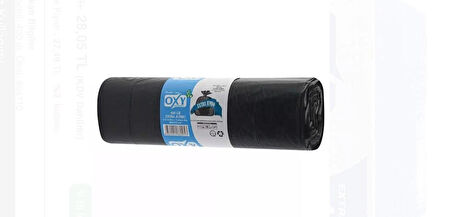 OXY Çöp Torbası Jumbo Boy 10’lu Kalın 80 X 110 Çöp Poşeti 6 ADET