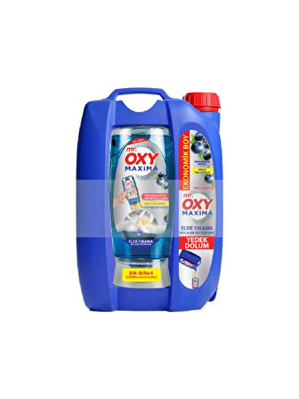 Mr. Oxy Maxima Yedek Dolum Şişeli Bidon Yaban Mersini Kokulu (3500 + 500ml)