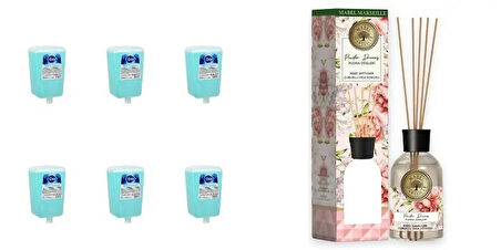 Oxy Köpük El Sabunu Yedek Kartuş 1 Lt * 6 Adet ( Çubuklu Oda Kokusu Hediyeli )