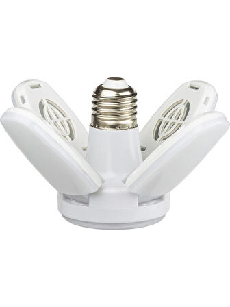 Cata CT-1151 30 Watt 4 Kollu Pervane LED Ampul 6500K Beyaz Işık E-27 Duy 2 ADET