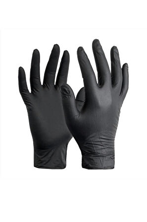 ELPO SİYAH HİBRİT PUDRASIZ ELDİVEN 100 AD LARGE