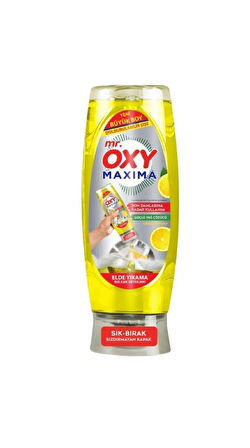 Mr. Oxy Maxima Elde Yıkama Bulaşık Deterjanı Limon Kokulu 650 ml * 2 ADET