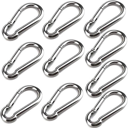 GTC 4 mm Yaylı Düz Karabina 10 adet