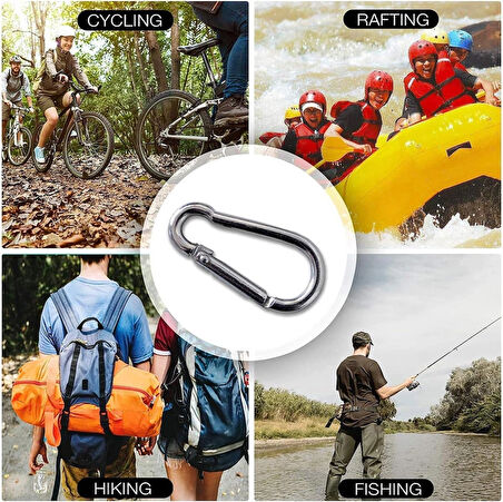 GTC 4 mm Yaylı Düz Karabina 10 adet