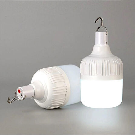 Noas Acil Durum ve Kamp Aydınlatma Seti ( 30w şarjlı Led Torch Ampul  + Bitez Solar El Feneri )