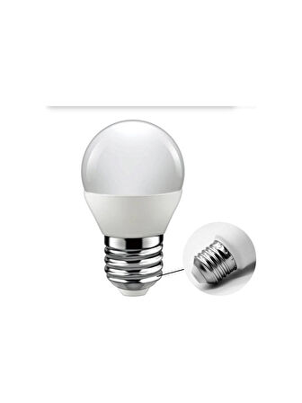 Noas 6 W Mini Top LED Ampul E27 Günışığı Renk / Gece Lambası Led 3 ADET