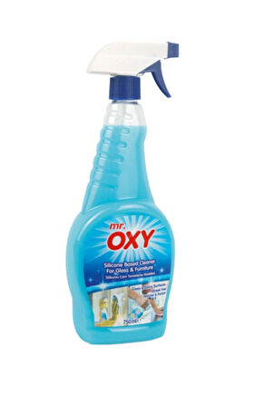 Mr. Oxy Silikonlu Cam Metal Ve Mobilya Temizleyici Sprey 750ml * 2 Adet