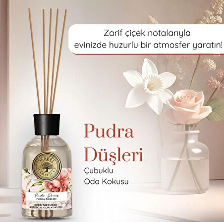 Mabel Marseılle Çubuklu Oda Parfümü 100ml Pudra Düşleri (2 Li Set)