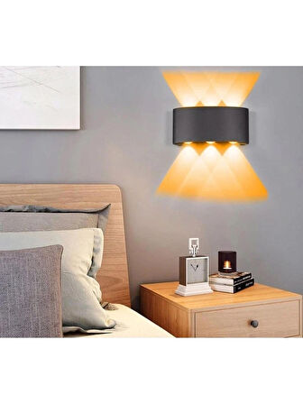 Cata CT-8011 12 Watt Haiti Siyah Kasa Aplik Amber